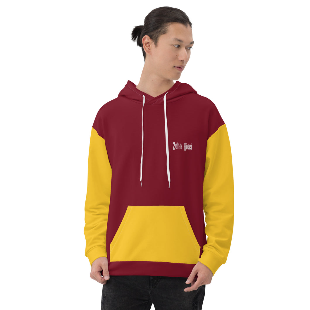 Unisex Hoodie (Burgundy, Gold, & White)