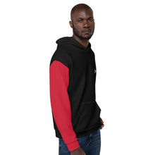 Load image into Gallery viewer, Unisex Hoodie (Black, Red, &amp; White)
