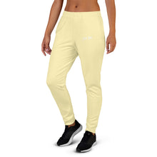 Load image into Gallery viewer, Women&#39;s Joggers (Banana &amp; White)
