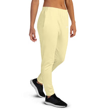 Load image into Gallery viewer, Women&#39;s Joggers (Banana &amp; White)
