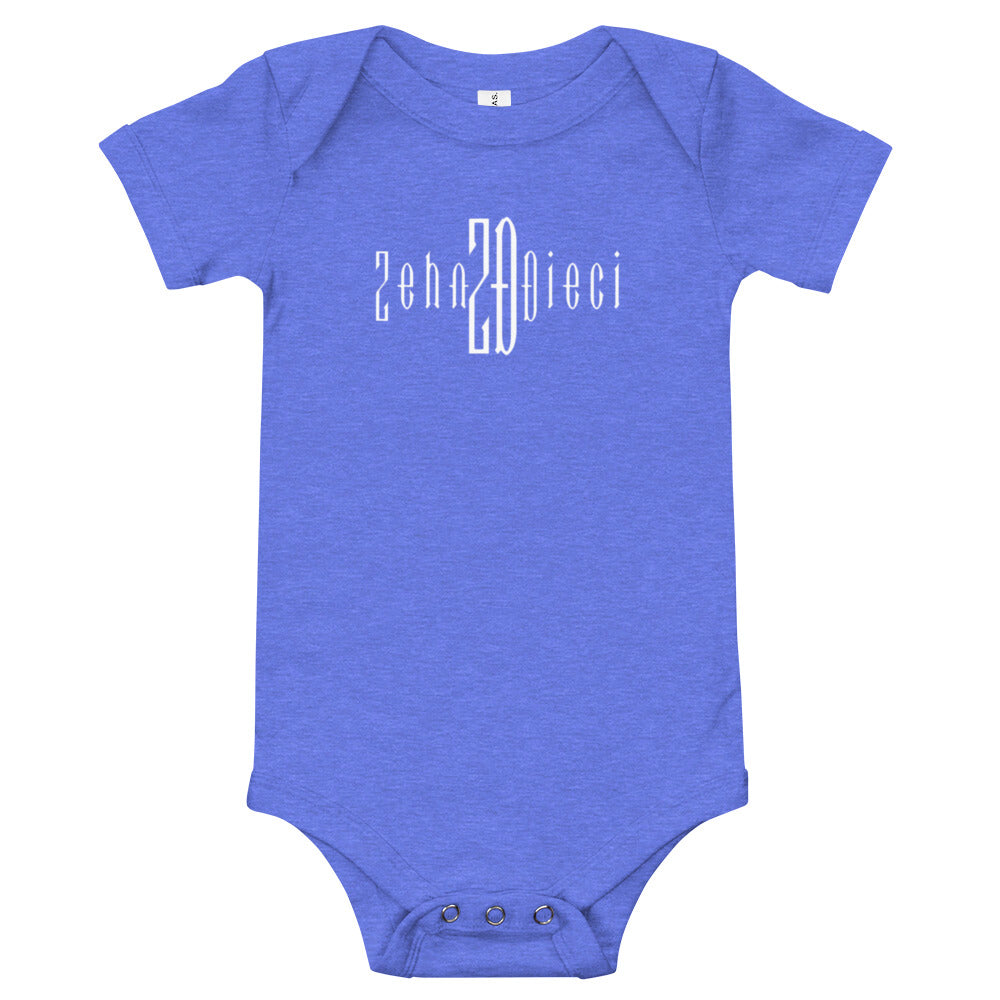 Baby short sleeve one piece (Blue)