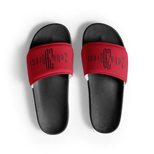 Load image into Gallery viewer, Men’s slides (Black &amp; Red)
