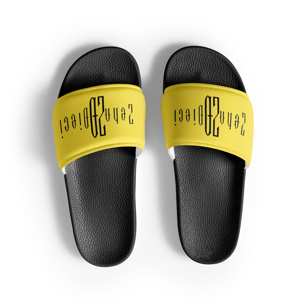 Men’s slides (Black & Yellow)