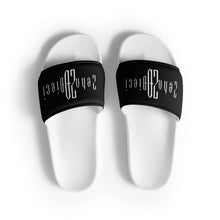 Load image into Gallery viewer, Men’s slides (White &amp; Black)
