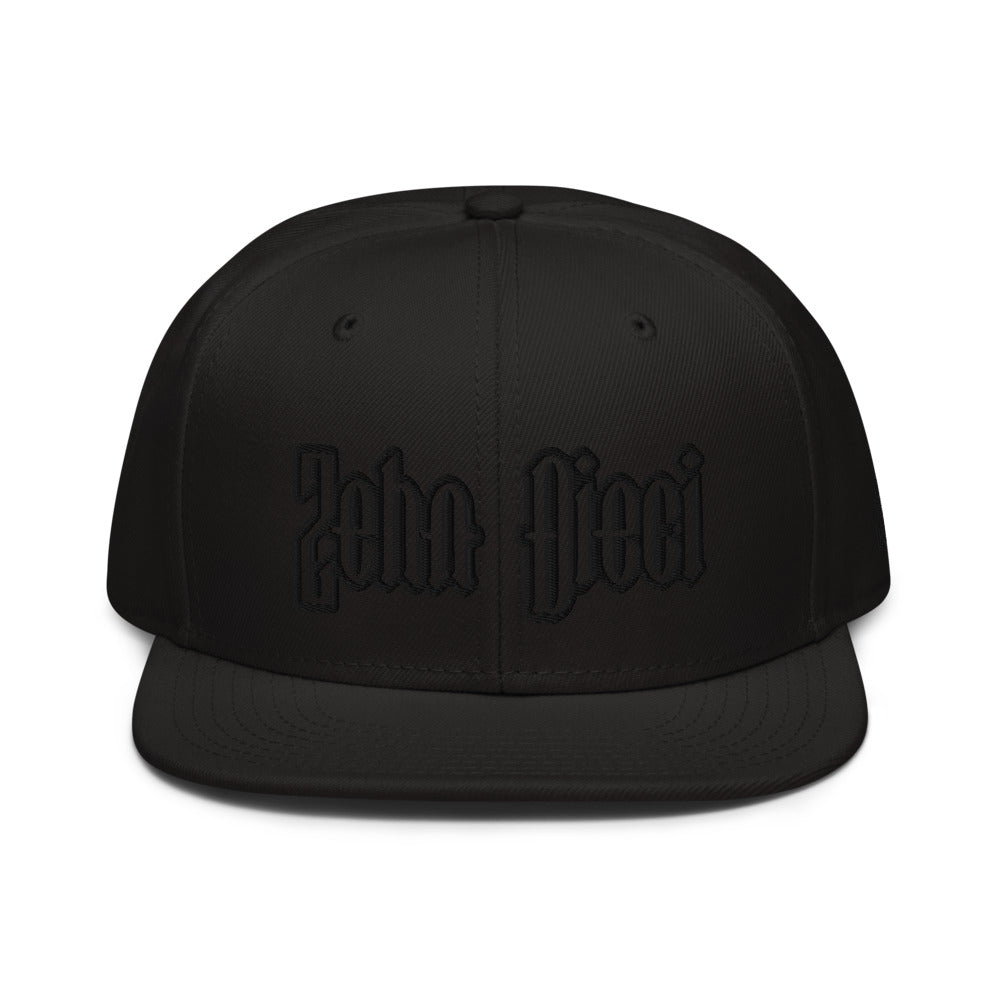 Snapback Hat (Black-Out)