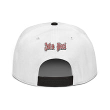 Load image into Gallery viewer, &quot;Feuer&quot; Snapback Hat (White &amp; Black)
