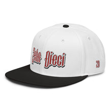 Load image into Gallery viewer, &quot;Feuer&quot; Snapback Hat (White &amp; Black)
