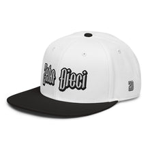 Load image into Gallery viewer, &quot;Moja&quot; Snapback Hat (White &amp; Black)
