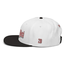 Load image into Gallery viewer, &quot;Feuer&quot; Snapback Hat (White &amp; Black)
