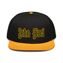 Load image into Gallery viewer, Snapback Hat (Black &amp; Gold)
