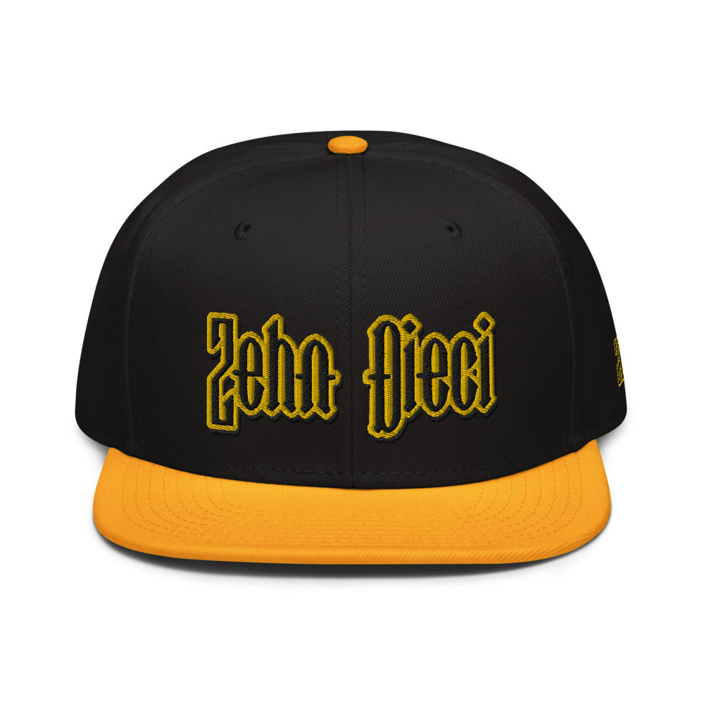 Snapback Hat (Black & Gold)