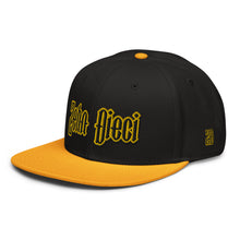 Load image into Gallery viewer, Snapback Hat (Black &amp; Gold)
