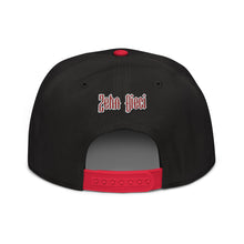 Load image into Gallery viewer, &quot;Feuer&quot; Snapback Hat (Black &amp; Red)
