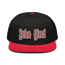 Load image into Gallery viewer, &quot;Feuer&quot; Snapback Hat (Black &amp; Red)
