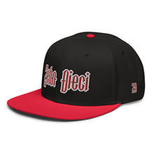 Load image into Gallery viewer, &quot;Feuer&quot; Snapback Hat (Black &amp; Red)
