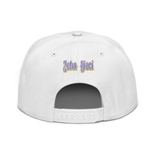 Load image into Gallery viewer, &quot;Monarch&quot; Snapback Hat (White)
