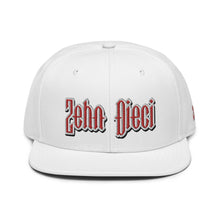 Load image into Gallery viewer, &quot;Feuer&quot; Snapback Hat (White)
