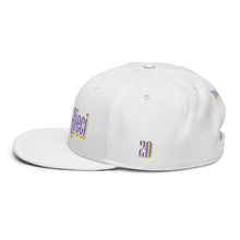 Load image into Gallery viewer, &quot;Monarch&quot; Snapback Hat (White)
