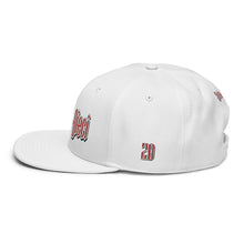 Load image into Gallery viewer, &quot;Feuer&quot; Snapback Hat (White)

