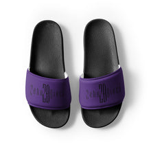 Load image into Gallery viewer, Women&#39;s slides (Black &amp; Indigo)
