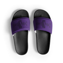 Load image into Gallery viewer, Women&#39;s slides (Black &amp; Indigo)
