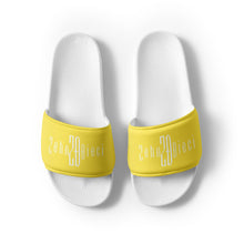 Load image into Gallery viewer, Women&#39;s slides (White &amp; Yellow)
