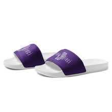 Load image into Gallery viewer, Women&#39;s slides (White &amp; Indigo)
