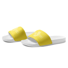 Load image into Gallery viewer, Women&#39;s slides (White &amp; Yellow)
