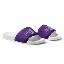 Load image into Gallery viewer, Women&#39;s slides (White &amp; Indigo)
